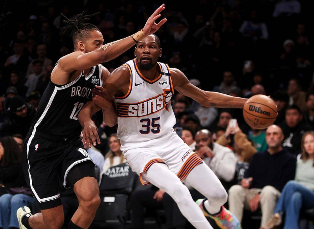 篮网险胜湖人，杜兰特高光表现